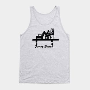 Jones Beach Art Deco Sign - Girl in the Mirror Tank Top